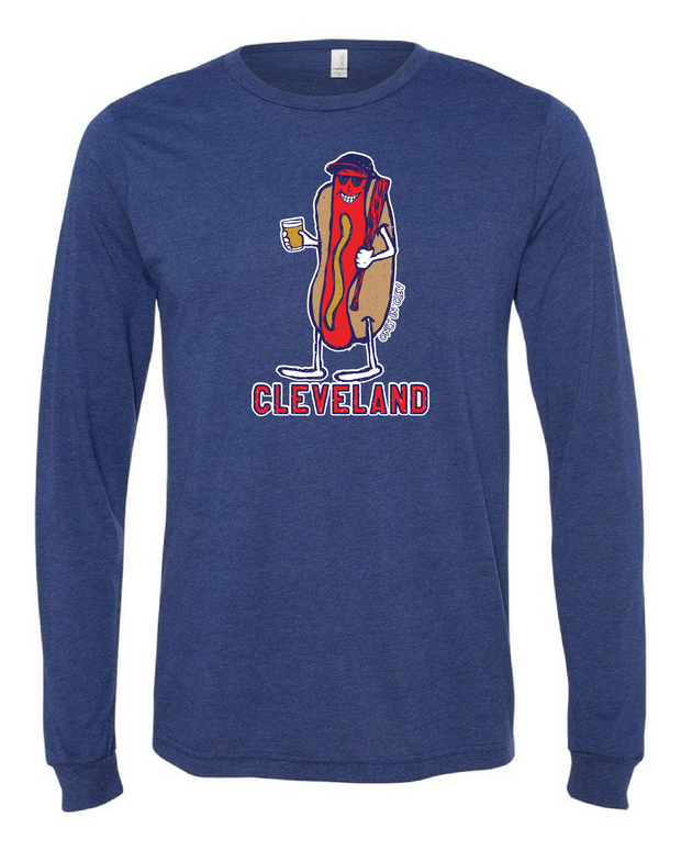 "Cleveland Dollar Dog/Beer Design" on Navy