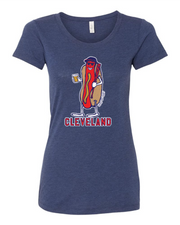 "Cleveland Dollar Dog/Beer Design" on Navy