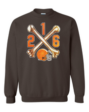 "Cleveland Bones 216" on Brown