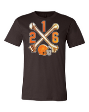 "Cleveland Bones 216" on Brown