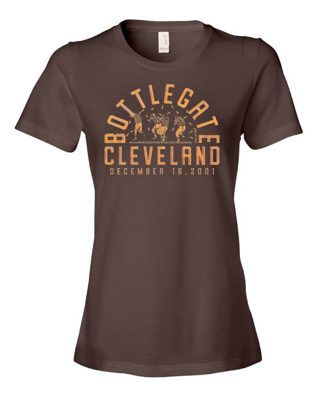 "Bottlegate T Shirt" on Brown