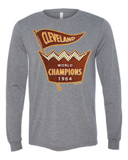 "Cleveland Football 1964 Champs" design on Gray