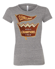 "Cleveland Football 1964 Champs" design on Gray