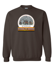 "Cleveland Football Snow Globe" Design on Brown