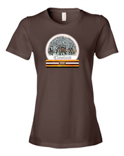 "Cleveland Football Snow Globe" Design on Brown