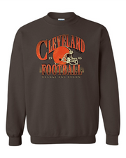 "Cleveland Football Tradition 1946" Design on Brown