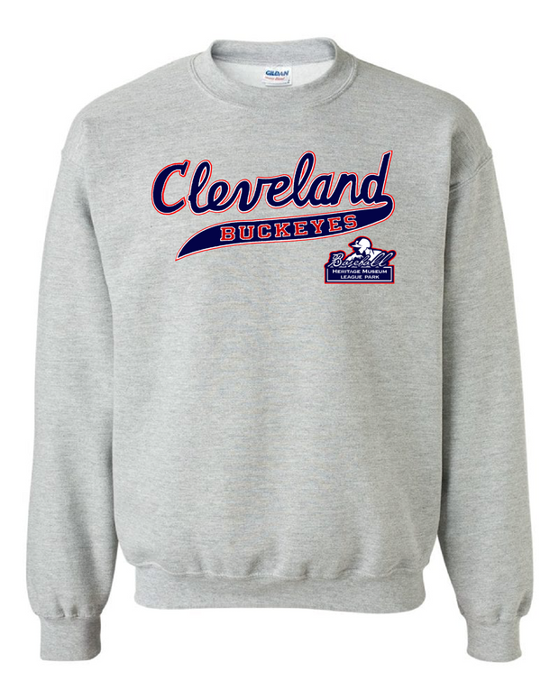 "Cleveland Buckeyes" on Gray (Youth Sizes)