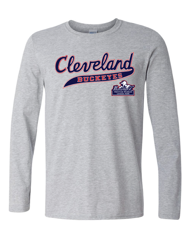 "Cleveland Buckeyes" on Gray (Youth Sizes)