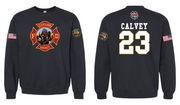 (Youth) Cleveland Fire Fighter Shawn Calvey Benefit Shirt on Black