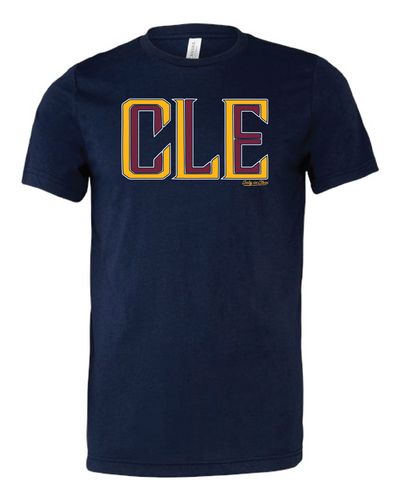 "Cleveland CLE" Design on Navy