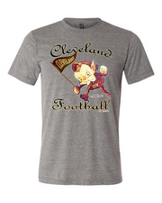 "Cleveland Vintage Elf" design on Gray