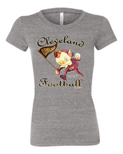 "Cleveland Vintage Elf" design on Gray