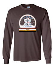 "Cleveland Football Snow Angel" Design on Brown