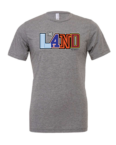 "Colors of the Land" Design on Gray