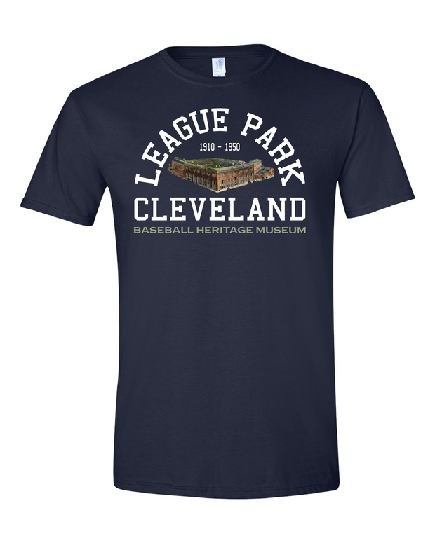 "League Park" on Navy (Youth Sizes)