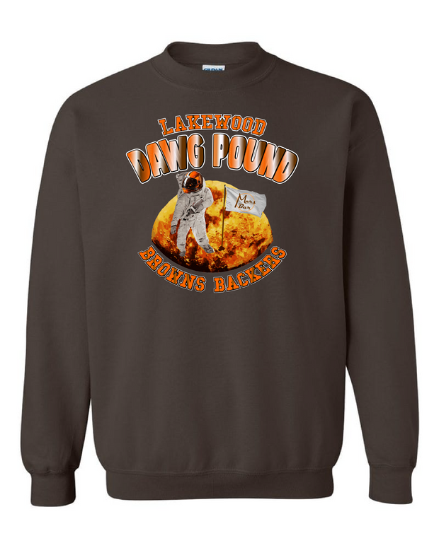 "Lakewood Browns Backers" Design on Brown