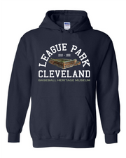 "League Park" on Navy (Youth Sizes)