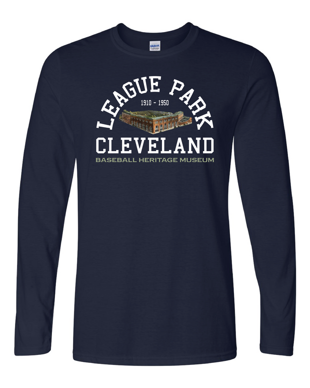 "League Park" on Navy (Youth Sizes)