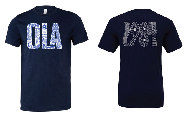 OLA "Class of 84" Reunion Shirts on Navy