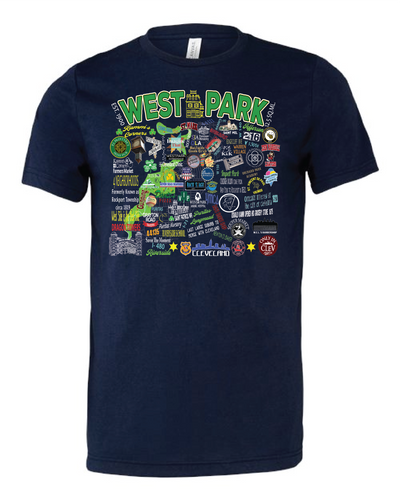 "West Park Collage 2024" Design on Navy