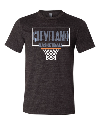 "Cleveland Net " Design on Black