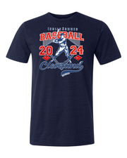 "Cleveland Indian Summer Baseball" Design on Navy