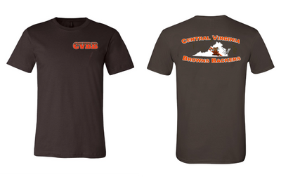 "Central Virginia Browns Backers" Design on Brown