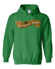 "Erin Go Braugh Cle" Design on Irish Green