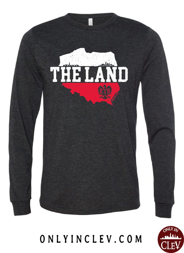 "The Land-Poland- Cleveland" Design on Black - Only in Clev