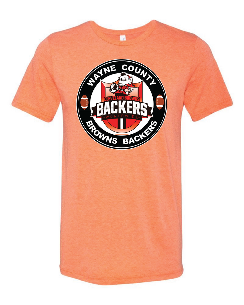 Only in Clev Wayne County 75th Anniversary Browns Backers Design on Brown XL / Unisex Long Sleeve